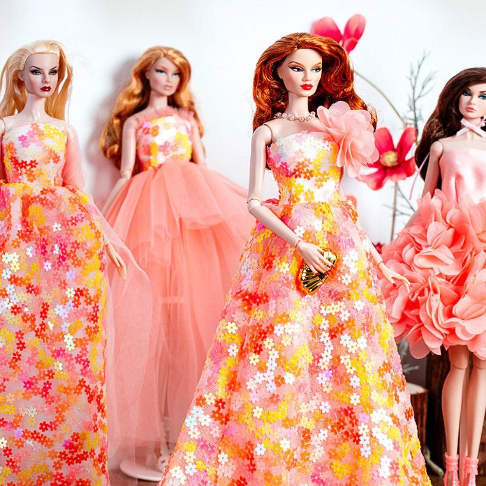 European Fashion Elegant Evening Dress Doll Dresses Clothes Suit for 1/6 BJD 30cm Supermodel Dolls