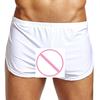 Mens Sexy Solid Short Breathable Ice Silk Underpants Pants Pouch Boxer Underwear