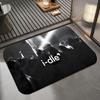 Music I-I-DLE Floor Mat Diatomite Bath Mat, Quick Dry Absorbent Non-Slip Door Mat