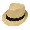 Sombrero Trilby para Adultos Transpirable Estilo Británico Sombrero de Paja Tejida Sombrero para Fiesta de Festival de Adultos Hueco Camping Pesca Sombreros Fedoras
