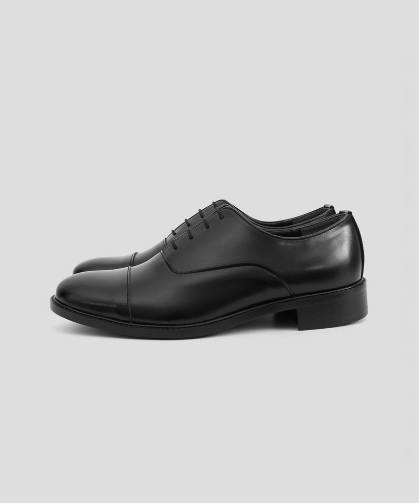 Thenopi Grant 4Cm Leather Oxford Dress Shoes Black [245Mm~290Mm]