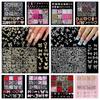 Glass Crystal 3D Fingernail Rhinestones Mixed Shape DIY Nail Art Decorations  for Women