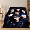Moderne B-BTS Kpop Ultraweiche Flanell-Kuscheldecke, Warme Gemütliche Decke für Couch Sofa Bett Schlafzimmer Wohnzimmer Reise Geschenk