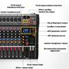 USB 8 Channel Sound Mixing Console Bluetooth Record Computer Playback Phantom Power Effect 8 Channels USB Audio Mixer