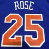 Adidas X NBA Collaboration Knicks Team Rose Logo Fashion Loose Fit 25 Print Sleeveless Basketball Jersey Unisex Jersey Blue 7818A-3KB-AEB3257