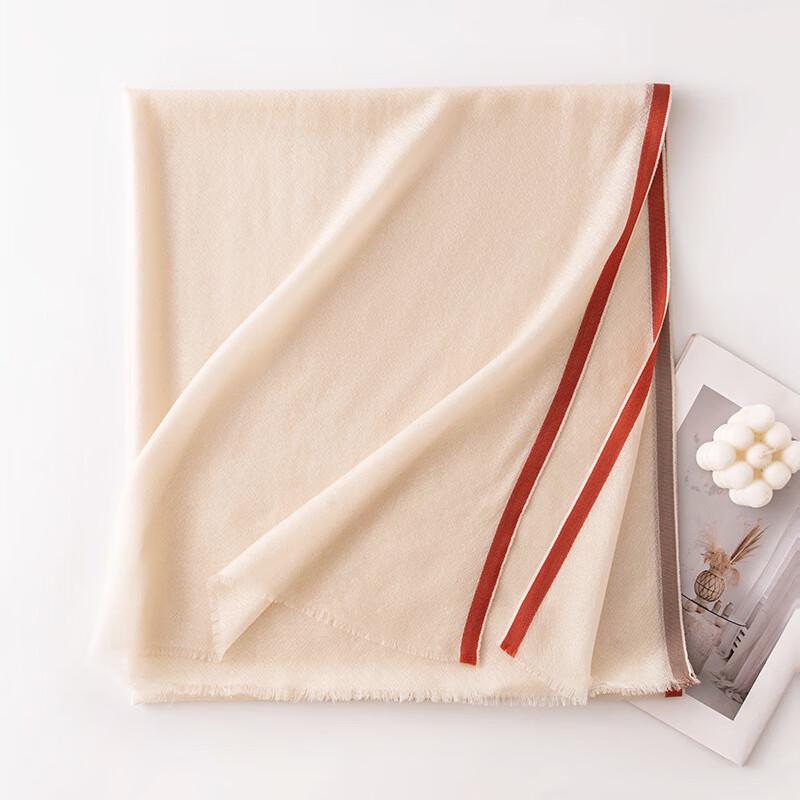 MILING Lightweight Jacquard Wool Scarf 90*200cm