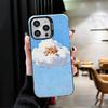 Cat Cute Kitten Cartoon Soft Phone Case for iPhone 15 16 17 Pro Max 17Air 16E 14 Plus 13 12 Mini Shockproof Cover Back Shell