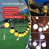 Outdoor Solar LED Globe String Lights for Patio and Camping