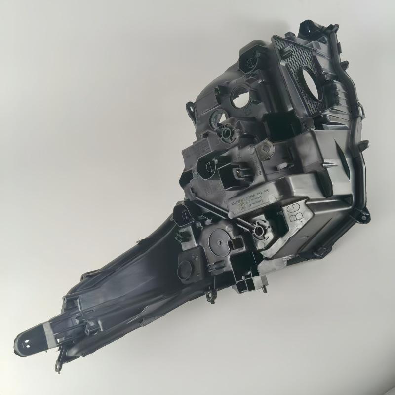 Compatible Headlight Shell for Lexus RX 2020-2021: Black Base Plastic Front and Rear Housing