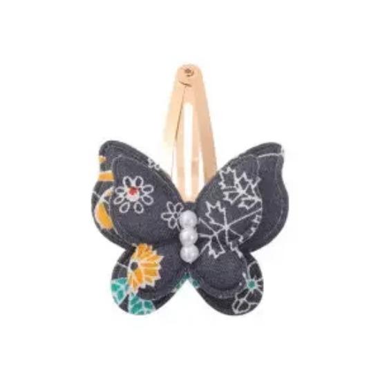 40 Style Butterfly Hair Clips Print Alloy Hairpin Simulated Pearl Bow Hair Clip Kids Hairbangs Diy Korean Accessories