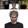 Einzigartige Black Myth Wukong Maske Verspieltes Affenkopfstück für Halloween Cosplay-Events