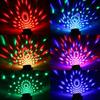 Voice-Activated RGB LED Crystal Magic Ball: Rotating Disco Stage Light for Festivals & Christmas
