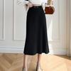 Navava Daily Simple Banding Pleats Knit Skirt Ns412
