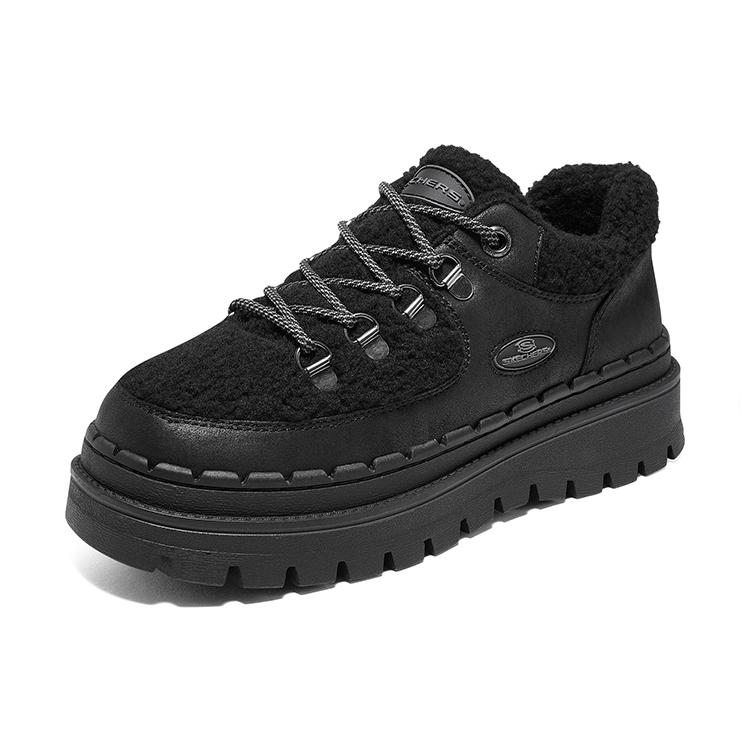 Skechers Scarpe Platform Street Niteball Scarpe Casual Basse Donna Nere 167902-BBK