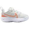 Nike Star Runner 4 Fashionable Comfortable Versatile Non-Slip Durable Low-Top Walking Shoes Baby Shoes White Orange DX7616-104