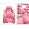 Leichte Daunenjacke für Damen mit Kapuze, koreanische Version der kurzen weißen Entendaunen für Damen, leichte Daunenjacke für Damen