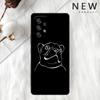 French Bulldog Black White Case For Samsung Galaxy A52 A12 A53 A32 4G A13 A51 A21s A71 A22 A33 A72 A31 A03s Phone Cover