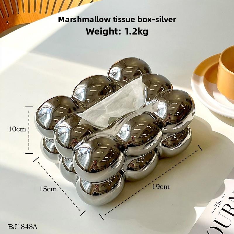 Creative Ceramic Tissue Box For Home Decor With Waterproof Function For Living Room And Bedroom Use