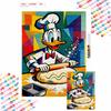 Diamond Painting Full Drill Mosaic Handmade Diy Donald Duck Chef Cooking Baking Art Kit Home Decoration Gift