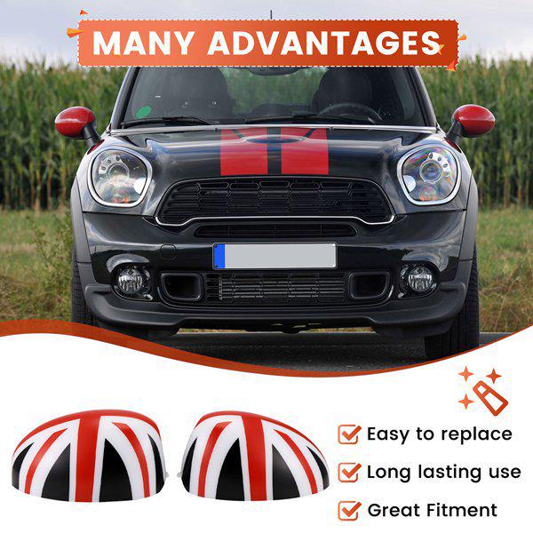 BMW Mini Cooper R50/R52/R53 Rearview Mirror Covers (1 Pair)