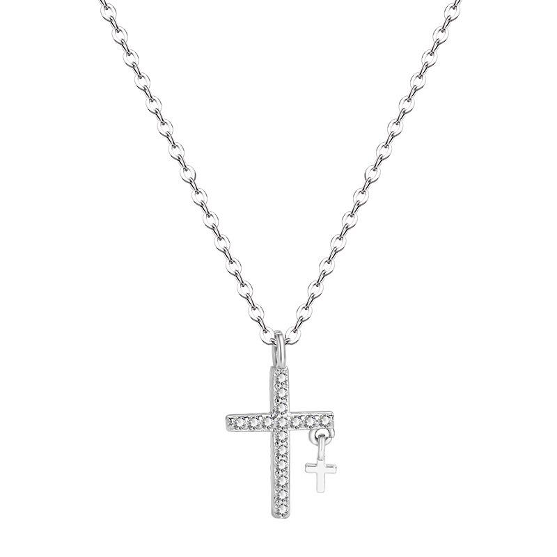 Light Luxury Niche Cross Necklace XL237