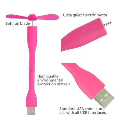 USB Fan Flexible Mini USB Output Portable Mini Fan USB Gadget for Tablet