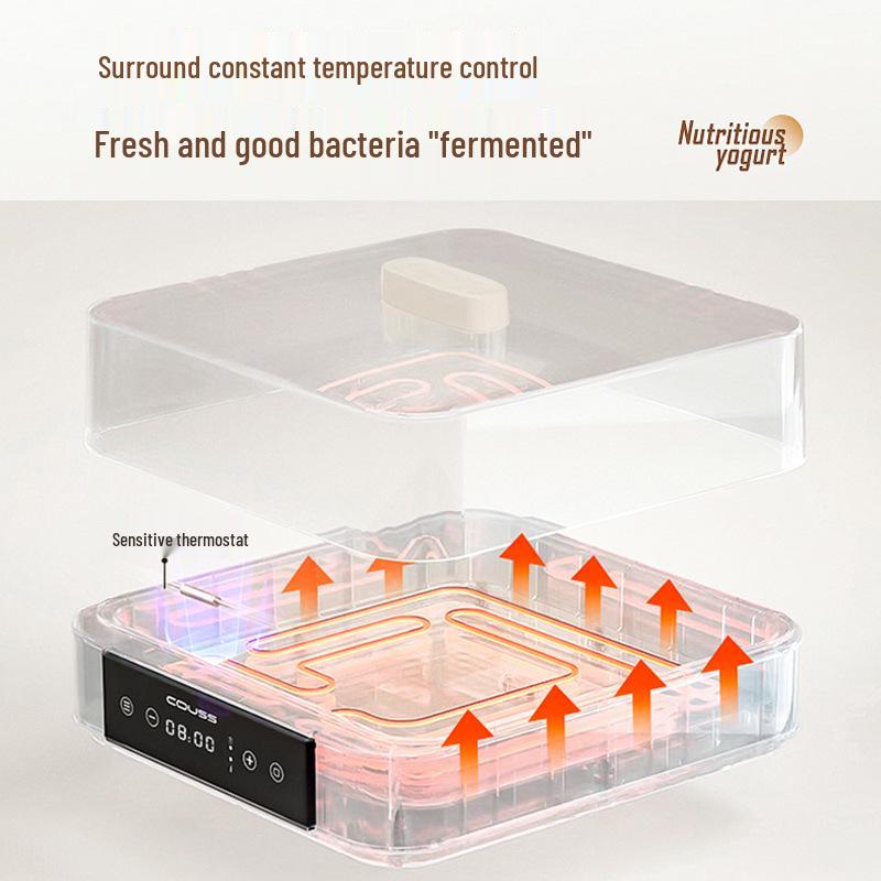Couss Large Capacity Automatic Yogurt & Fermentation Maker – 9 Cup, Ideal for Bread and Rice Wine