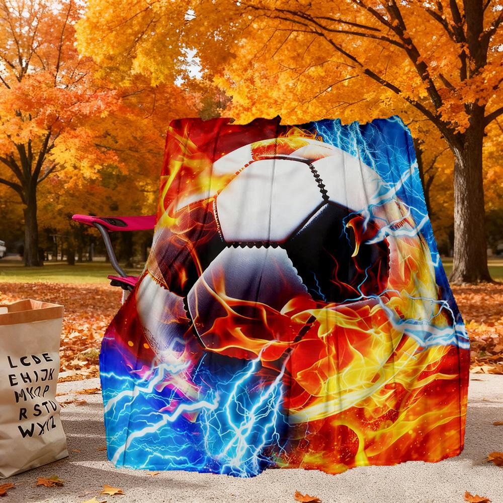 Fireball Lightning Outdoor Flannel Blankets, travel, Home Blankets, Suitable for All Seasons,Christmas Gifts. R1127228