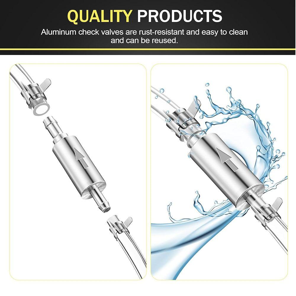 2Pack Aluminum Construction Motorcycle Brake Bleeder Hose Kit Motorcycle Maintenance
