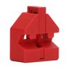 Double Pole Circuit Breaker Lockout Fireproof Insulated Fireproof Insulated 58x47x25mm Electrical Circuit Breaker