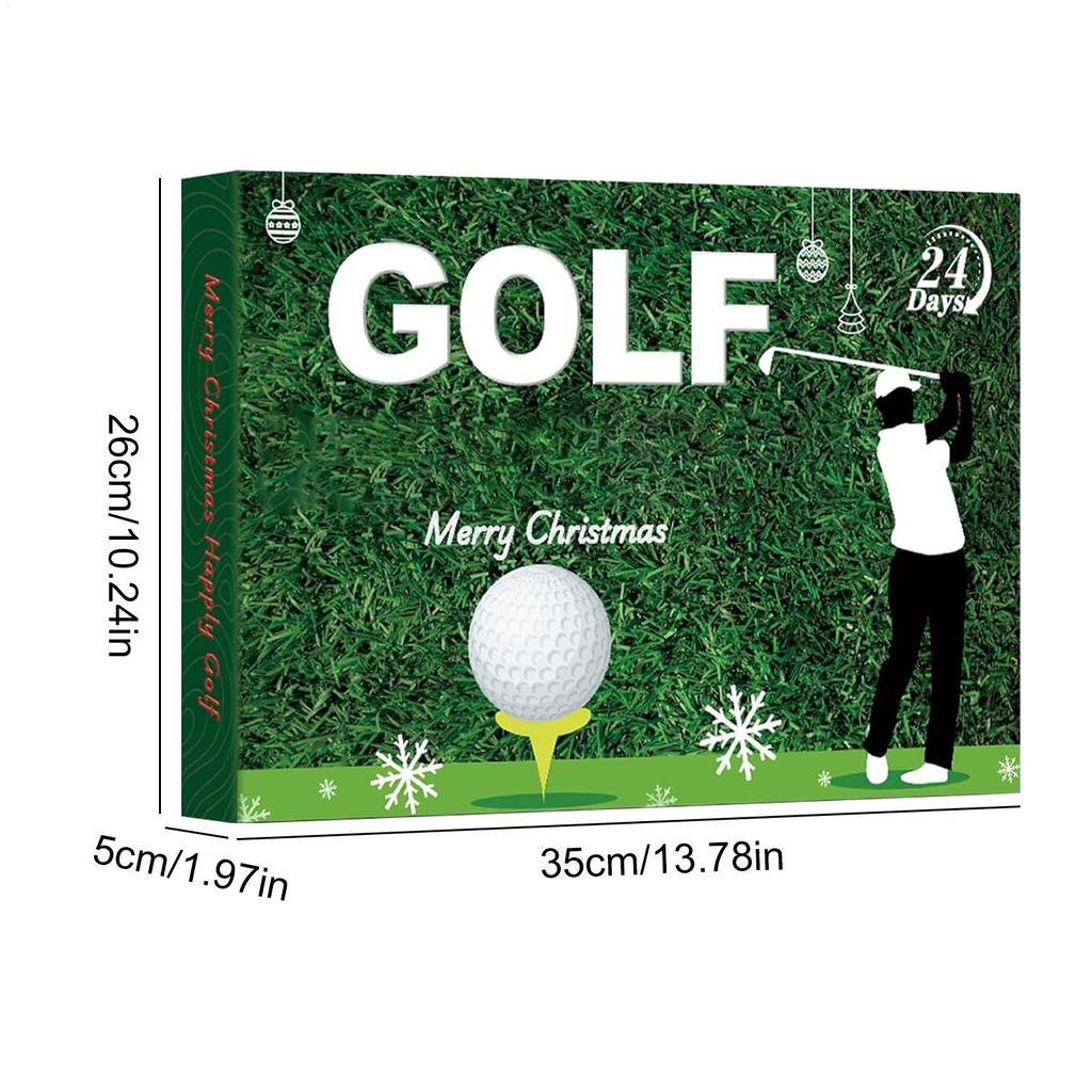Christmas Countdown 24 Days Golf Accessories Christmas Countdown Toys For Women Men Teens Boys Girls Father Husband Boyfriend