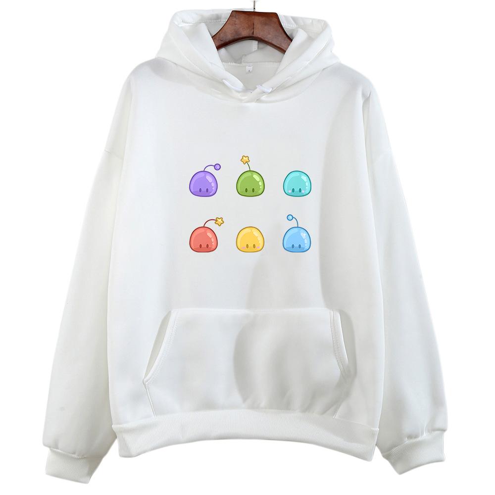 Stardew Valley Slime Print Clothing Cute/kawaii Graphic Hoodies FeUnisex/Unisex Autumn Long Sleeve Sweatshirts Soft Fleece Pullovers
