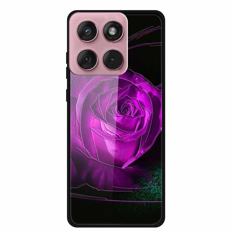 

Glass Case For Motorola Edge 60 60s 5G Case 6.67 Hard Tempered Glass Back Covers Soft Bumper For Motorola Edge 60 Fusion Fundas Moto Edge 60 5G