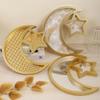 Elegant Eid Tray with Star and Moon Shape Eid Home Accessories Perfect for Eid Celebration and Home Decorations