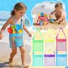 Shells Bag Mesh Seashell Bags Colorful Shells Collecting Bag Mesh Beach Bags Treasure Beach Toy Storage Kids