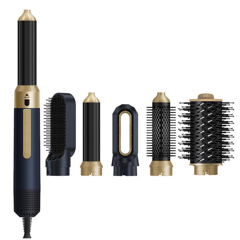 Zes-in-één Hoge Snelheid Hete Lucht Borstel: Multifunctionele Krul- & Stijltang Haardstyling Set