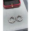 Leopard Spotted Earrings Women Can Wear, Adding Rivet Elements Fashionable and Exquisite High-end Customized Electroplating 18k Gold