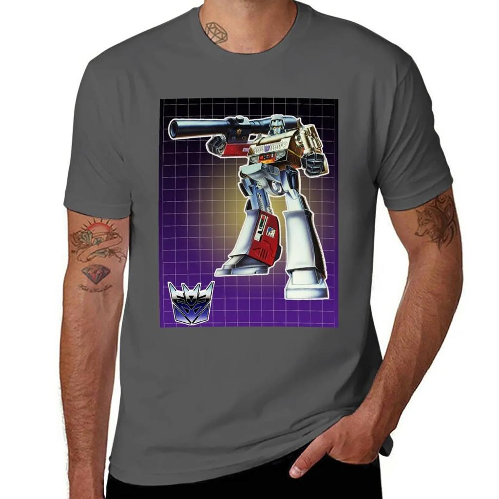 New Megatron G1 Box Art TShirt Short Sleeve Tee Custom T Shirt Graphic T Shirts Unisexs Clothing