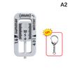 Tire Tread Depth Gauge Keychain Portable Measurer Car Tire Safety Check Universal Essential For Road Trips And Car Maintenance