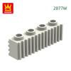 Non-Toxic 81Pcs/Lot 2877W Modified 1X4 With Grille Fluted Profile Building Blocks Moc Color Accessories Compatible With Bricks Toys
