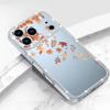 Colorful Floral Pattern Diamond Case For iPhone 17 Pro Max Funda iPhone 16 15 14 13 Pro Max Clear TPU Silicone Soft Cover