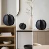 Sculptural Metal Sculpture | Vase Ornament, Minimalist, Tabletop for