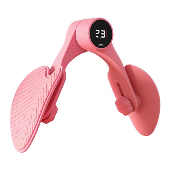 Thigh Master with Counter LCD Display 3 Levels Adjustable Ergonomic Pelvic Floor Muscle Trainer Men Women Inner Thigh Leg Hip Exerciser Toner
