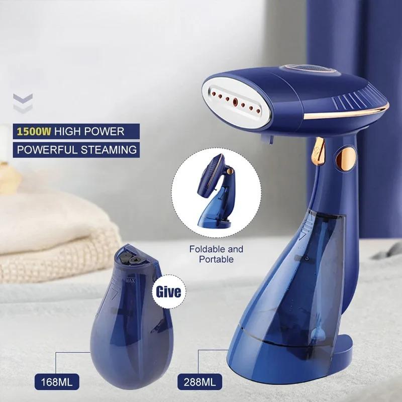 Handheld Garment Steamer 1500W Electric Household Fabric Steam Iron Portable Quick Heat Ironing Steam Machine for Home travel