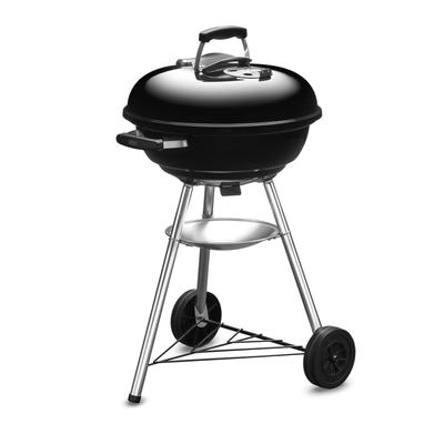 Aragaz Weber Diametru 47cm Fierbător compact Cărbune Camping pentru oameni Produs autentic 10 ani 1221308 Termometru inclus 1221308 Negru 47cm