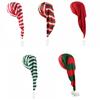 Longs Bonnets de Père Noël Bonnets de Noël Rayés Bonnet de Noël d'Hiver Chapeau d'Halloween