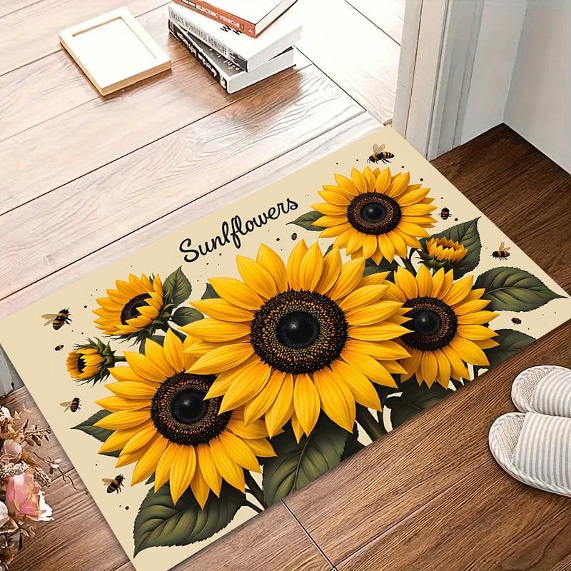 Lion Head Animal Doormat Wildlife Portrait Floor Mat Living Room Bedroom Entrance Welcome Mat Decor Rug