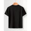 Kids Cute Penguin Heart Balloon Cloud Print Crewneck Tee