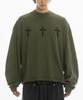Paensyo Cross Mockneck Long Sleeve - Khaki
