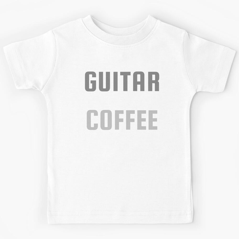 Guitar & Coffee Kids T-Shirt 140